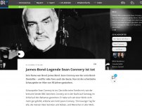 Bild zum Artikel: James-Bond-Legende Sean Connery ist tot