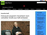 Bild zum Artikel: Holocaust-Leugnerin Haverbeck nach verbüßter Strafe aus Haft entlassen