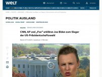 Bild zum Artikel: CNN erklärt Biden zum Sieger der US-Präsidentschaftswahl