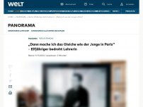 Bild zum Artikel: „Dann mache ich das Gleiche wie der Junge in Paris“ – Elfjähriger bedroht Lehrerin