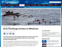 Bild zum Artikel: Sechs Flüchtlinge ertrinken im Mittelmeer
