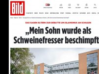 Bild zum Artikel: ISLAMISMUS AN SCHULEN - „Mein Sohn wurde als Schweinefresser beschimpft“