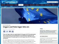 Bild zum Artikel: Ungarn und Polen blockieren EU-Finanzplanung