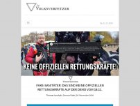 Bild zum Artikel: Fake-Sanitäter am 18.11. in Berlin: Fake News und Festnahme