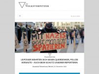Bild zum Artikel: Leipziger wehrten sich gegen Querdenker, Polizei versagte – auch beim Schutz unserer Reporterin
