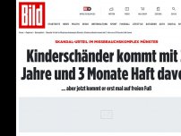 Bild zum Artikel: Urteil im Münster-Komplex - Kinderschänder muss nur 3 Jahre und 3 Monate in Haft