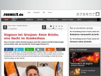 Bild zum Artikel: Diagnose bei Grosjean: Keine Brüche, eine Nacht im Krankenhaus