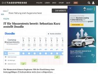 Bild zum Artikel: IT für Massentests bereit: Sebastian Kurz erstellt Doodle