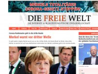 Bild zum Artikel: Merkel warnt vor dritter Welle