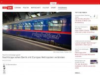 Bild zum Artikel: Neue Fernverbindungen geplant: Nachtzüge sollen Berlin mit europäischen Metropolen verbinden