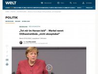 Bild zum Artikel: „Die Zahl der Kontakte ist zu hoch“ - Merkel für weitreichende Schließungen nach Weihnachten