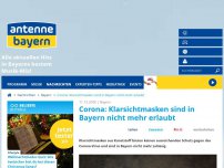 Bild zum Artikel: Corona: Klarsichtmasken sind in Bayern nicht mehr erlaubt