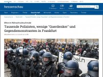 Bild zum Artikel: Auch der Hessische Verwaltungsgerichtshof bestätigt Verbot der 'Querdenken'-Demo in Frankfurt