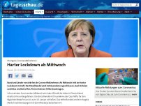 Bild zum Artikel: Merkel kündigt harten Lockdown ab 16. Dezember an