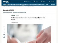 Bild zum Artikel: In Deutschland kommen immer weniger Babys zur Welt