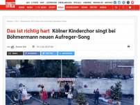 Bild zum Artikel: Das ist richtig hart: Kölner Kinderchor singt bei Böhmermann neuen Aufreger-Song
