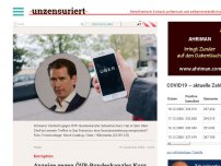 Bild zum Artikel: Anzeige gegen ÖVP-Bundeskanzler Kurz wegen des Verdachts des Gesetzeskaufs