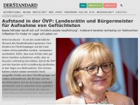 Bild zum Artikel: Aufstand in der ÖVP: Landesrätin und Bürgermeister für Aufnahme von Geflüchteten