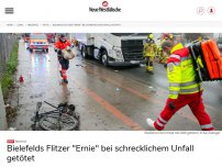 Bild zum Artikel: Bielefeld: Bielefelds Flitzer 'Ernie' bei schrecklichem Unfall getötet