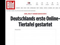 Bild zum Artikel: HIER „FELLT“ KEINER DURCHS NETZ - Deutschlands erste Online-Tiertafel gestartet
