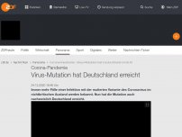 Bild zum Artikel: Virus-Mutation hat Deutschland erreicht