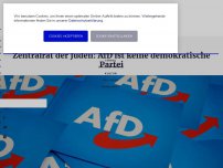 Bild zum Artikel: Zentralrat der Juden: AfD ist keine demokratische Partei