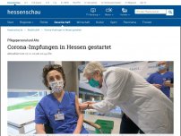 Bild zum Artikel: Corona-Impfungen in Hessen gestartet