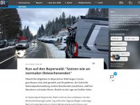 Bild zum Artikel: Run auf den Bayerwald: 'Szenen wie an normalen Skiwochenenden'