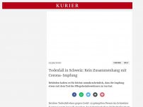 Bild zum Artikel: Behörde bestätigte Todesfall in Schweiz nach Covid-Impfung