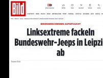 Bild zum Artikel: War es Brandstiftung? - Mehrere Bundeswehr-Fahrzeuge abgefackelt
