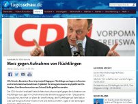 Bild zum Artikel: CDU-Politiker Merz lehnt Aufnahme von Flüchtlingen ab