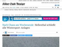 Bild zum Artikel: Nach Chaos am Wochenende: Hellenthal schließt alle Wintersport-Anlagen