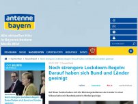 Bild zum Artikel: Noch strengere Lockdown-Regeln: Darauf haben sich Bund und Länder geeinigt