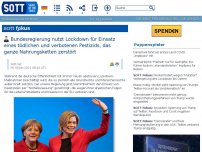 Bild zum Artikel: SOTT FOKUS: Bundesregierung nutzt Lockdown für Einsatz eines tödlichen und verbotenen Pestizids, das ganze Nahrungsketten zerstört