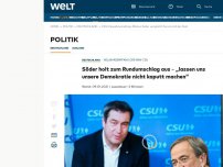 Bild zum Artikel: Söder holt zum Rundumschlag aus – und vergleicht Corona mit der Pest