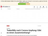 Bild zum Artikel: Zehn Todesfälle nach Corona-Impfung: Experten prüfen Zusammenhang