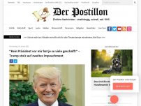 Bild zum Artikel: 'Kein Präsident vor mir hat je so viele geschafft' – Trump stolz auf zweites Impeachment