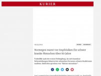 Bild zum Artikel: Norwegen warnt vor Impfrisiken für schwer kranke Menschen über 80 Jahre