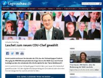 Bild zum Artikel: Armin Laschet gewinnt Wahl um CDU-Vorsitz