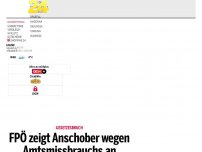 Bild zum Artikel: FPÖ zeigt Anschober wegen Amtsmissbrauchs an
