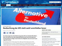 Bild zum Artikel: AfD soll offenbar Fall für den Verfassungsschutz werden