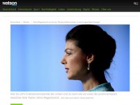 Bild zum Artikel: Sahra Wagenknecht: 'Klimaschutz darf kein Elitenthema bleiben. Fridays for Future fand an Gymnasien und Hochschulen statt, aber kaum an Real- und Berufsschulen'