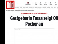 Bild zum Artikel: ZOFF NACH CORONA-PARTY - Gastgeberin Tessa zeigt Oli Pocher an