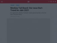 Bild zum Artikel: Monkey Tail Beard: Der neue Bart-Trend im Jahr 2021