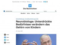 Bild zum Artikel: Schulschließungen, Kontaktbeschränkungen &Co - Neurobiologe: Unterdrückte Bedürfnisse verändern das Gehirn von Kindern