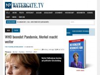 Bild zum Artikel: WHO beendet Pandemie, Merkel macht weiter