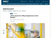 Bild zum Artikel: „Dieses System ist völlig unangemessen und ein Skandal“