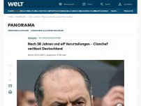 Bild zum Artikel: Nach 38 Jahren und elf Verurteilungen – Clan-Chef verlässt Deutschland