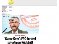 Bild zum Artikel: 'Game Over': FPÖ fordert sofortigen Rücktritt Anschobers