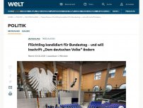 Bild zum Artikel: Flüchtling kandidiert für Bundestag – und will Inschrift „Dem deutschen Volke“ ändern